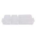 Transparent 5 Compartment Refrigerator Drawer Tray